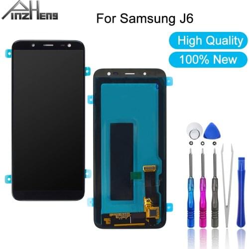 PINZHENG Phone LCD Display For Samsung Galaxy J6 2018 J600F J600 LCD Touch Screen Assembly Replacement For Samsung J6 Display