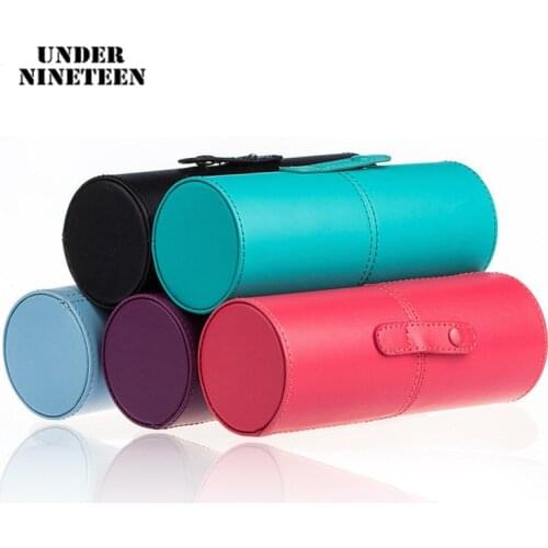 Under Nineteen 2019 PU Cosmetic Makeup Bag Organizer Women Neceser Travel Organizer Cosmetic Case Wholesale Custom Logo Bag Gift