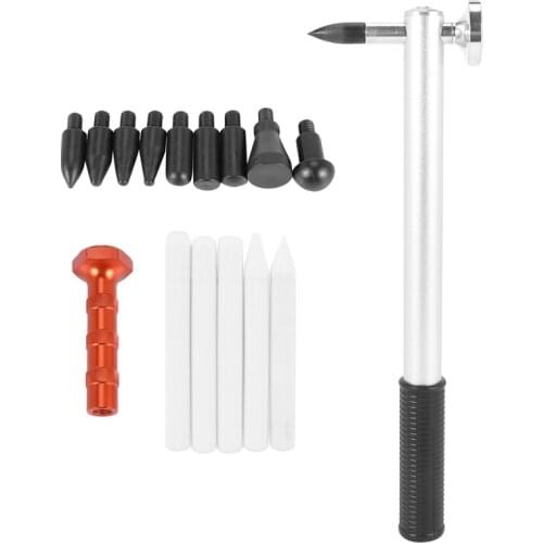 Tools Metal Tap Down Pen With 9 Heads Dent hammer Tap Down Hammer hand tool use for car dent repair