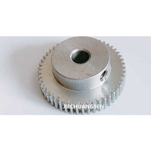 0.6M 50T Aluminum alloy gear Hole 5 6 6.35 7 8 10 mm diameter