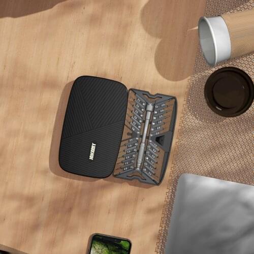 26-in-1 Screwdriver Set Mini Lightweight Screw Driver Pen-type Bolt Driver with 24pcs Screw Bits Storage Case for Repairing PC