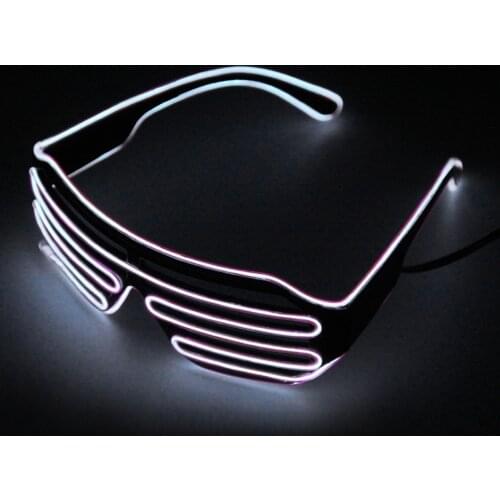 Riding Glasses LED Glasses Light Up Shades Flashing Rave Wedding Party Glasses New
