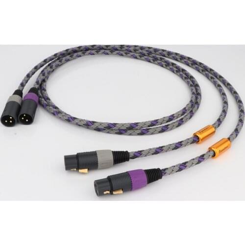 Hi fi audio cable Signature S3-2 Singled-Ended XLR audio interconnect Cable pair 1M