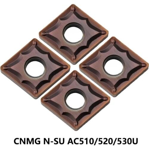 Original Turning Tool CNMG120402N-SU CNMG120404N-SU CNMG120408N-SU AC520U AC530U AC510U CNMG Carbide Inserts Cutter CNC Tools