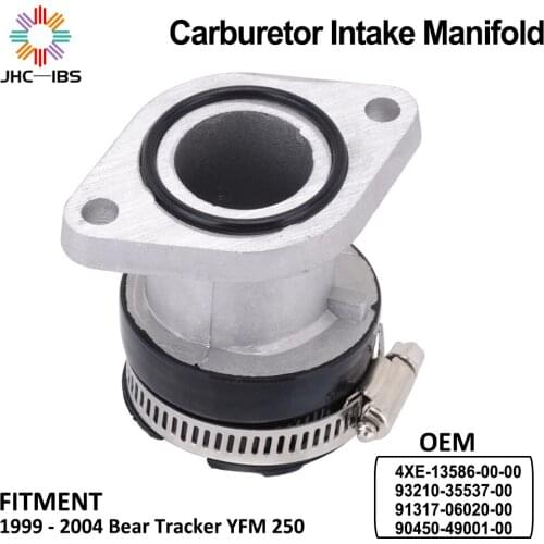 Carburetor Interface Intake Manifold Adapter Boot Set For Yamaha YFM250X YFM 250X Motorcycle Accessories 1999 2000 2001 02 03 04