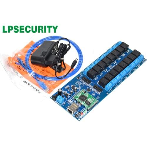 LAN WAN RJ45 TCP/IP Industrial Network 16 Channels relay board controller/automation remote control switch module