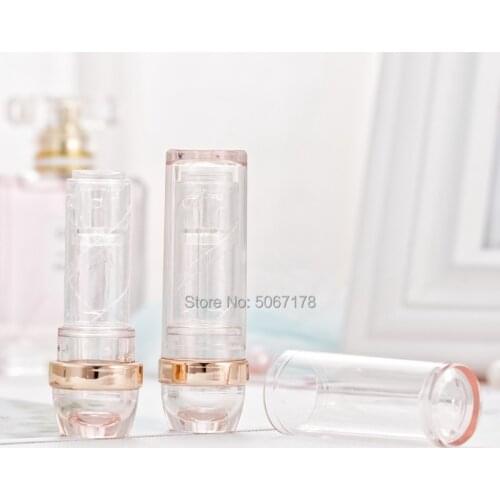 30/50/100pcs 12.1mm Empty Lip Gloss Container Lipstick Tube DIY Container Lip Balm Tubes Transparent Lipstick Tube