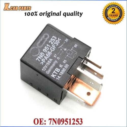Car Starter Relay 7N0951253/507 For AUDI Q7 PORSCHE 911 CAYENNE For VOLKSWAGEN EOS GTI PHAETON RABBIT TOUAREG