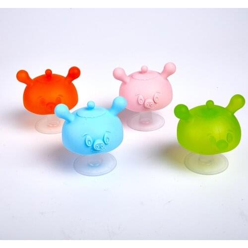 Newborn Baby Silicone bite Teethers Cartoon Mushroom Teething Toy Multifunction Chewable Teethers Infant Nursing Appease Nipple