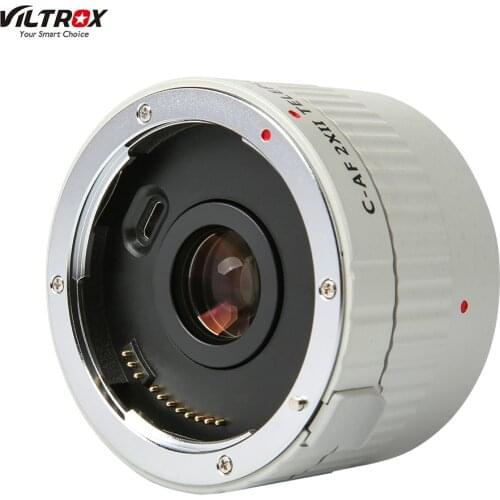 Viltrox C-AF 2XII M Focus Mount Lens for Canon EOS EF Lens Telephoto Converter for Canon EF lens 5D II 1200D 750D DSLR Camera