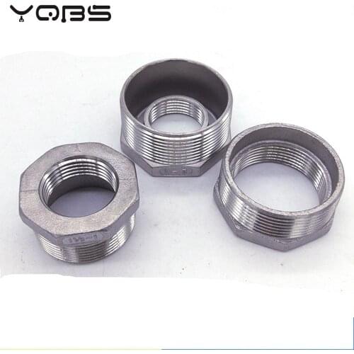 YQBS Female Threaded Reducer Bushing Pipe Fitting SS 304 BSP