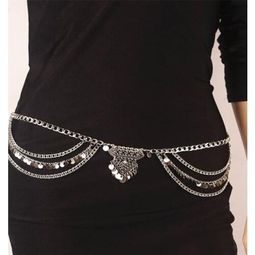 2019 Belt Body Waist Chain Fashion Silver Golden Women Accessories Charms Collocation Chain Jewelry for Women Women Belt Present