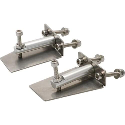 1Pair 41x30x13mm Metal Small High Quality Trim Tab Flaps Spare Parts for RC Gasoline Nitro Electric Boat Model