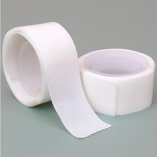 100 Capsules/Roll Eyelash Glue Cup Base Holder Stickers Traceless Glue Point for Sticking and Fixing Glue Cup Lash Extension