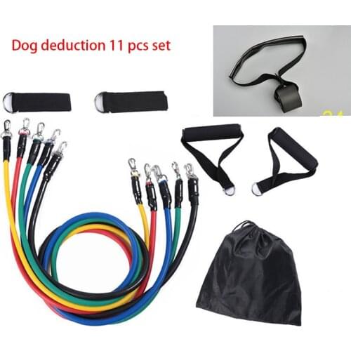 11PcsResistance expander fitness rubber tube belt stretching training yoga exercise home gym exercise