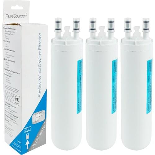 3 PACK OF Refrigerator water Filter Replacement for Frigidaire WF3CB PureSource 3 Ice & Water Filter Systems