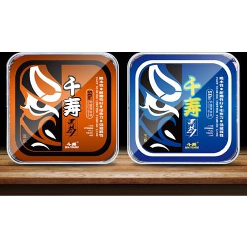 50M Fishing Line Fluorocarbon Coating Strong Swimming Mainline Tippet 0.3#-6# Wear Resistant Nylon Line Standard Wire Diameter