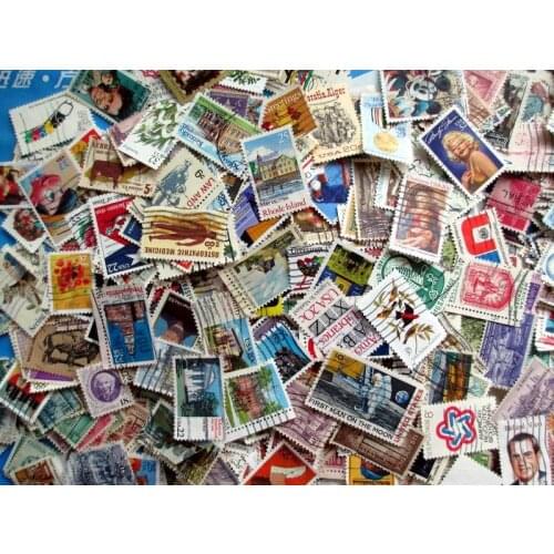 Ameician 1000 PCS/lot , All Different Used Postage Stamps Off Paper In Good Condition For Collecting All From US, WholeSale