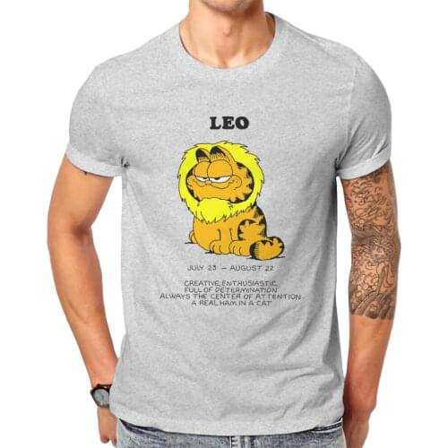 Men garfile Cat Astrology - Leo Anime Riches Cursed Image Funny Graphic Classic Hot Sale Tshirt