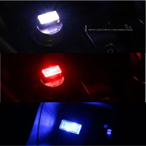 Car Light Auto Interior USB Atmosphere Light FOR skoda octavia bmw f10 golf 5 nissan qashqai j11 toyota chr tiguan 2017 renault