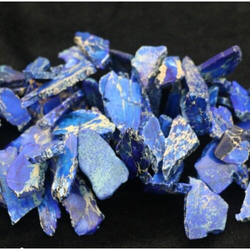 Kindgems Blue Emperor Imperial Barrel Beads Gems Stone Beads Strand Diy For Jewelry Making Women Casket Neckalce Accessories