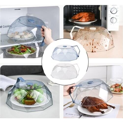 Microwave Plate Cover Anti-Splatter Microwave Food Covers with Handle and Steam Vent Holes