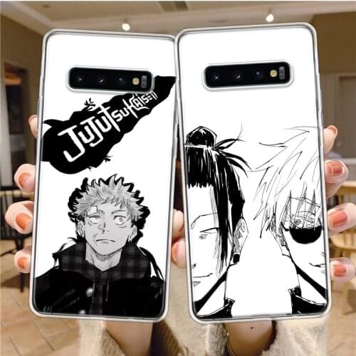 Anime Jujutsu Kaisen Phone Case For Samsung Galaxy A71 A70 A51 A50 A41 A40 A30 A21 A20 A11 A10 M30 E S A9 A8 A7 A6 A01 Plus Cove