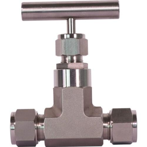 316 stainless steel ferrule neddle valve high pressure high temperature ferrule type needle valve 1/8"-3/4"inch 6mm-25mm