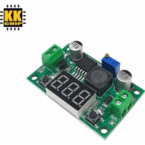 KKCHIP LM2596 DC-DC Buck Step Down Module DC/DC 4.0~40V to 1.25-37V Adjustable Voltage Regulator With LED Voltmeter