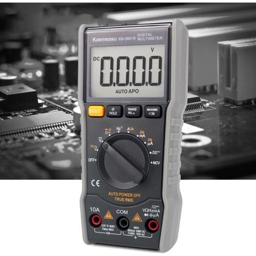 Multifunction Intelligent Digital Multimeter DC/AC Capacitance Resistance KM-DM01A B C Electronic Maintenance Instrument Tools