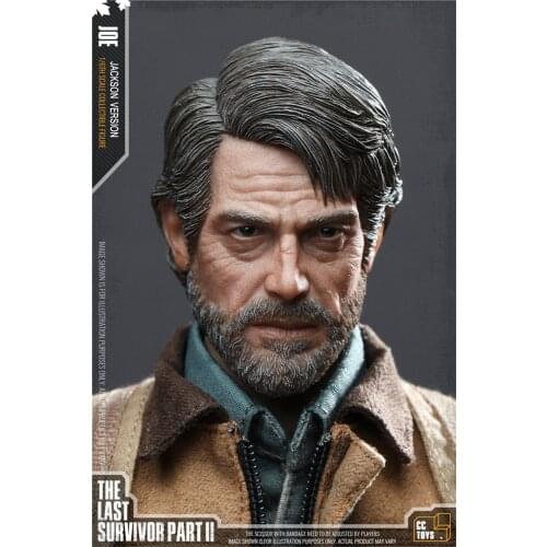 In Stock 1/6th The Last Day Of USA Male JOE Head Sculpture Angry Version Model For Usual 12inch Man Body Action Collection