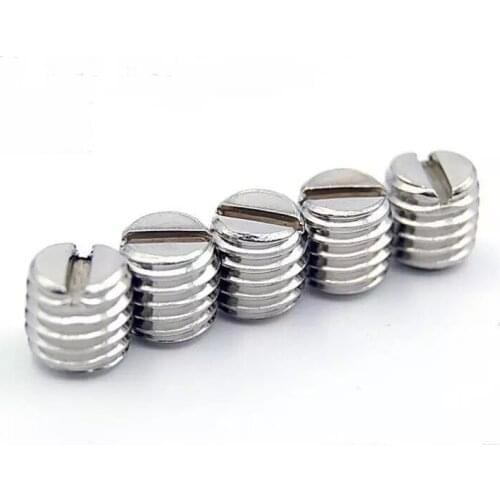 30pcs M1.6 M2 stainless steel word flat screw meter headless screws home decoration bolts 3mm-8mm length