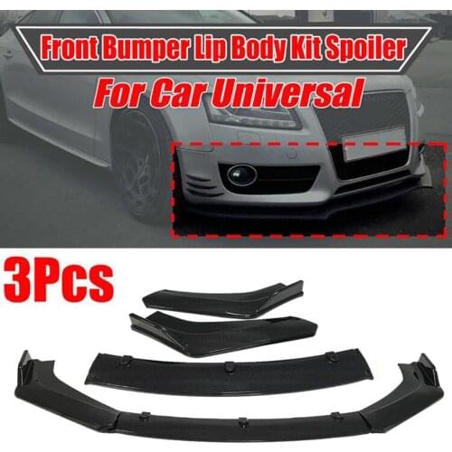 New Universal Car Front Bumper Splitter Lip Body Kit Spoiler Diffuser For Audi A5 Sline S5 RS5 09-16 For BMW For Benz For Mazad