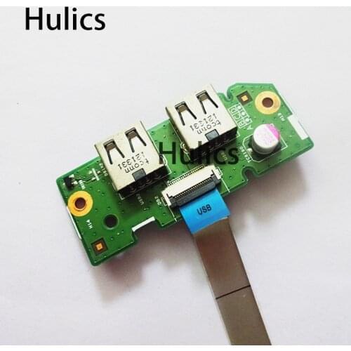 Hulics Original Laptop USB for Dell Inspiron N5040 N5050 M5040 V3520 V2520 V1510 48.4IP20.011 DV15 10963-1 DC Power jack Board