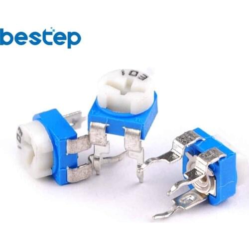 20PCS 103 10K Ohm Trimmer Trim Pot Single Turn Top Adjust Variable Resistor 103