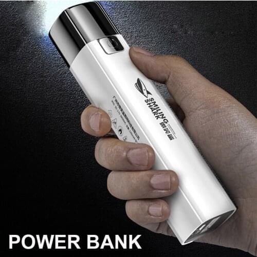 Portable LED Flashlight USB Rechargeable Waterproof Torch Can be Used as Power Banck Pocket Camping LED Flashlights Mini Torch