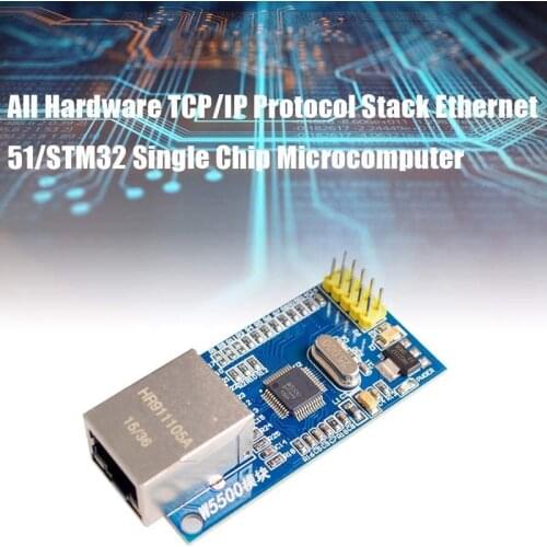W5500 Ethernet Network Module Hardware TCP / IP 51 / STM32 Microcontroller program over W5100