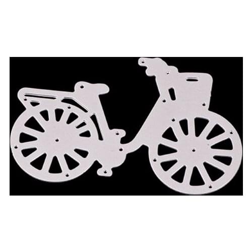 Bicycle Metal Cutting Dies DIY Scrapbooking Paper Stamping Die Decor R7RC