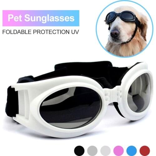 Ellipse Pet Sunglasses Foldable Fashion Protection UV Dogs Goggles For Dogs Protection Eye Pet Accessories Pet EyeWear 6 Colors