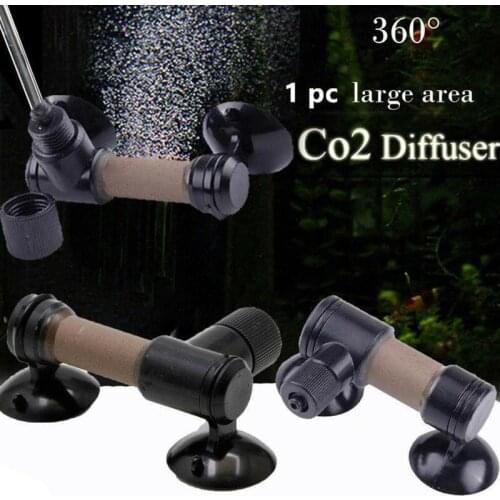 Super CO2 Atomizer Carbon Dioxide Bubble Diffuser for Aquarium Grass Plant Tank Size S/L