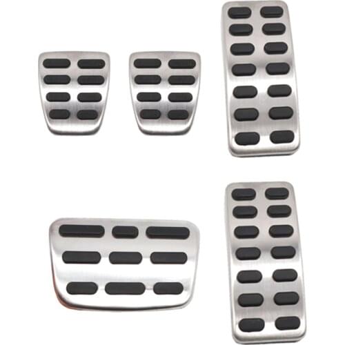 Car Styling Brake Fuel Accelerator Auto Clutch Pedal Cover For Hyundai Ix25 Creta Accent Verna Solaris For Kia K2 Rio Soul KX3