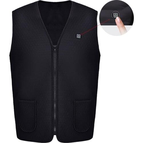 Usb Heater Hunting Vest Heated Jacket Heating Winter Clothes Men Thermal Outdoor Sleeveless Vest Hiking Climbing 2018 Hot
