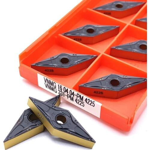 VNMG160404 VNMG160408 PM 4225 High Quality Cemented Carbide Cylindrical Turning Tool Lathe Tool Steel Processing Turning Insert