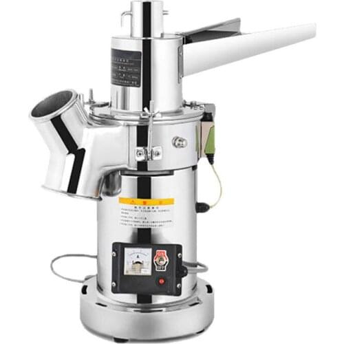 Herb Grinder Continuous Pulverizer Powder Milling Grinding Machine Herb Hammer Crusher Pulverizer DX-25 Without base