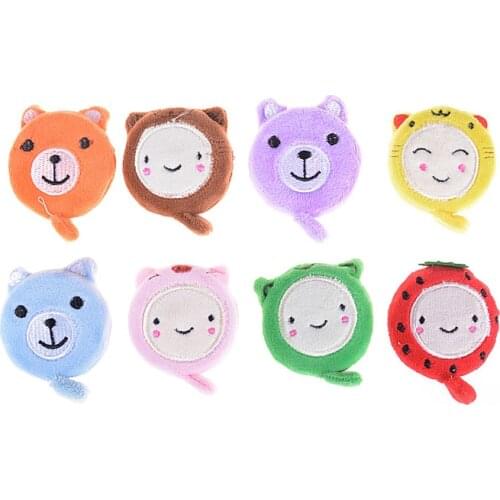 1PC 150cm 60 Inch Cute Cartoon Plush Retractable Tape Measure Ruler Sewing Tool Tape Measures Hot Sale Drop Shipping