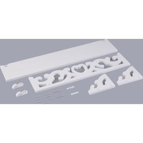 1pc/lot White Wall Hanging Shelf Goods Convenient Rack Storage Holder Home Bedroom Decoration Ledge Home Decor S/M/L