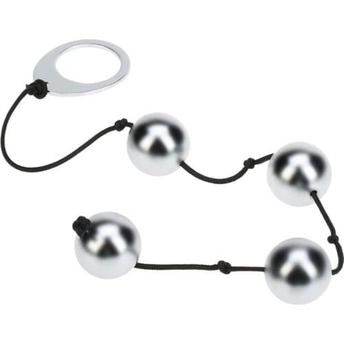 4 Bead Metal Kegel Ball Vagina Excerciser Muscle Tightening Trainer Love Ball Sex Toy for Women Ben Wa Ball Anal Butt Plug