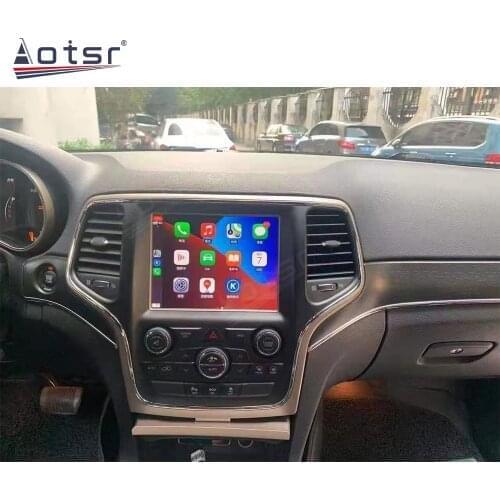 6+128G tesla screen For JEEP Grand Cherokee 2014-2020 Android 10 Car Multimedia Player GPS Navigation Radio stereo Head Unit