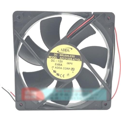 ADDA AD1212XB-A71GL 12cm DC 12V 0.65A 120X120X25mm Cooling Fan