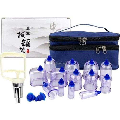 Cupping apparatus 13 head vacuum cupping, convenient therapy row stasis tank type cupping Korea heart day